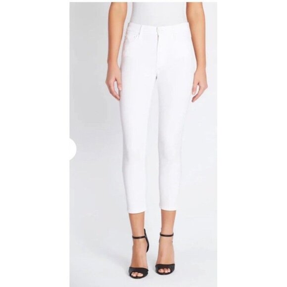 NWT Mother Denim Looker Ankle Fray in Glass Slipper (White) Size 26 - Picture 3 of 14